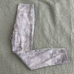 Lululemon Align Leggings - Size 6 - White Camo